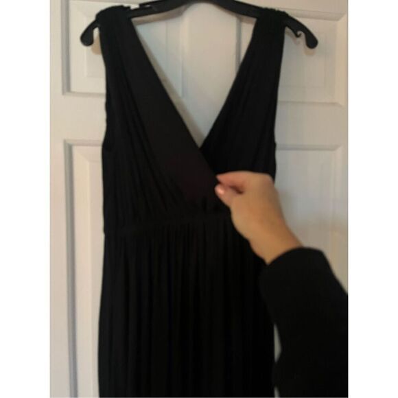 Banana Republic Black Grecian Style Maxi Dress - Picture 2 of 7